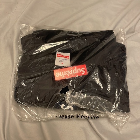 Authentic Supreme Cross Box logo navy tshirt - Picture 2 of 4